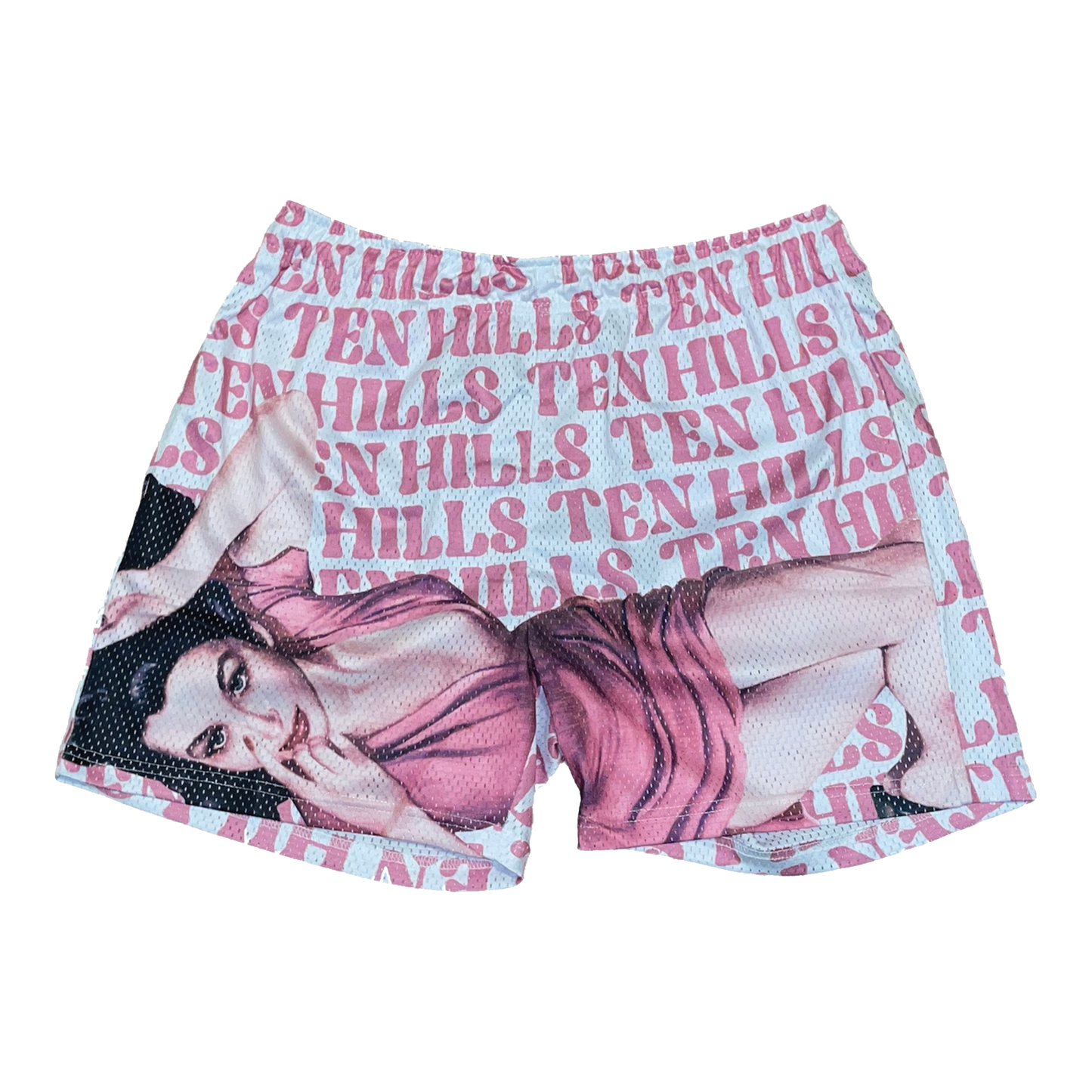 Pink All Over Shorts